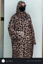 Imported Dubai Cheetah print Abhaya