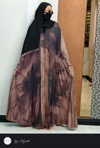 Luxury Dubai Floral Frill Abaya