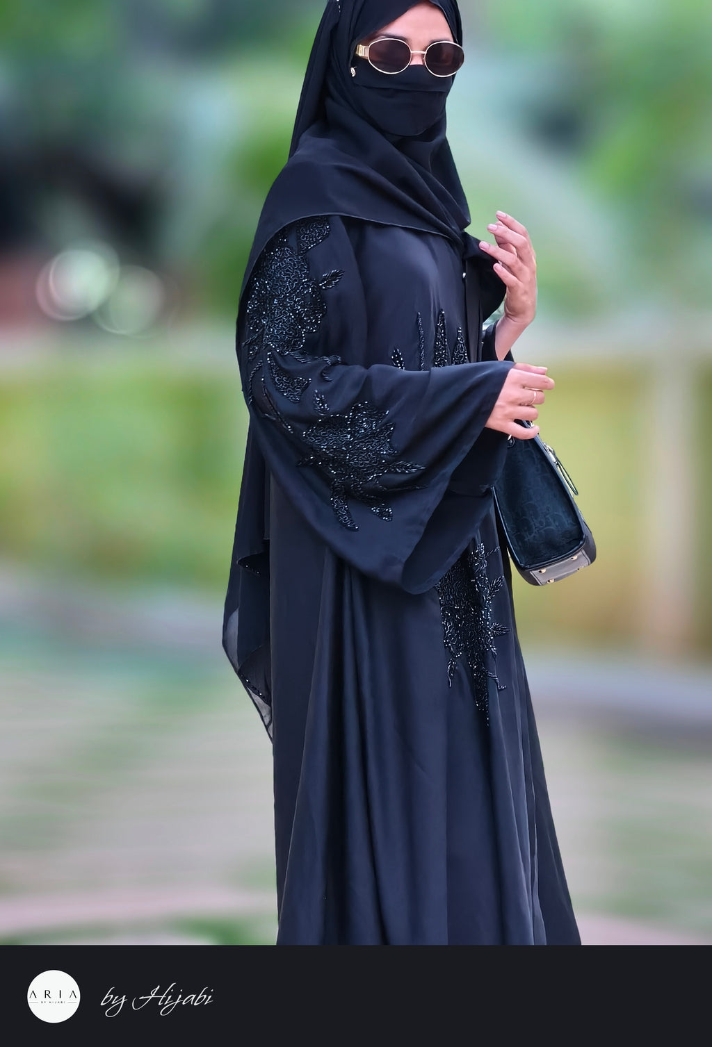 Designer Wear Stone Work Abaya