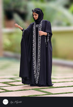 Elegant Moroccan Designer Bridal Wear Stone Work Premium Abaya