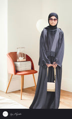 Shawl Lapel Designer Wear Abaya