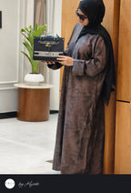 Self Printed Designer Pattern Abaya