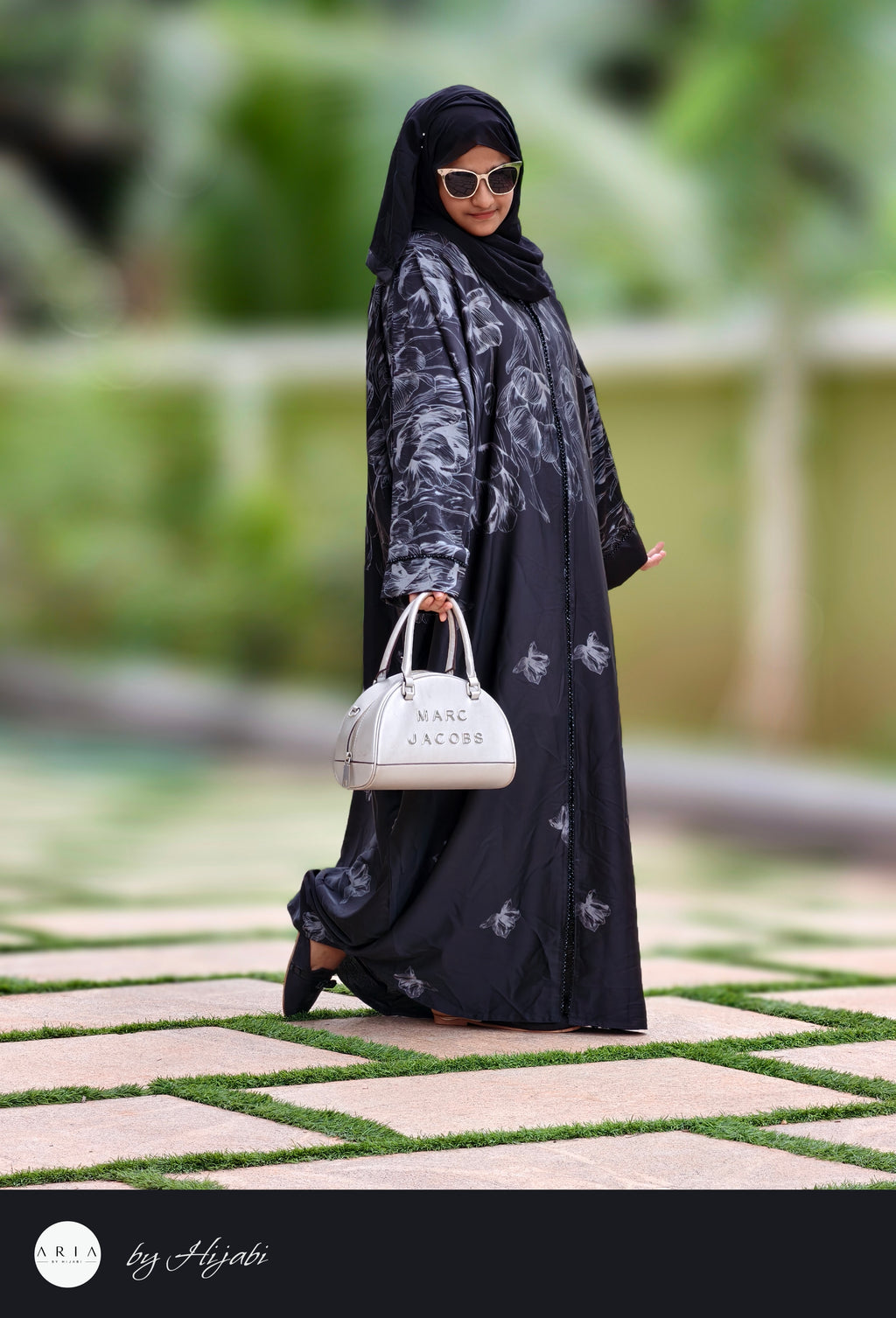 Premium Self Printed Designer Wear Abaya