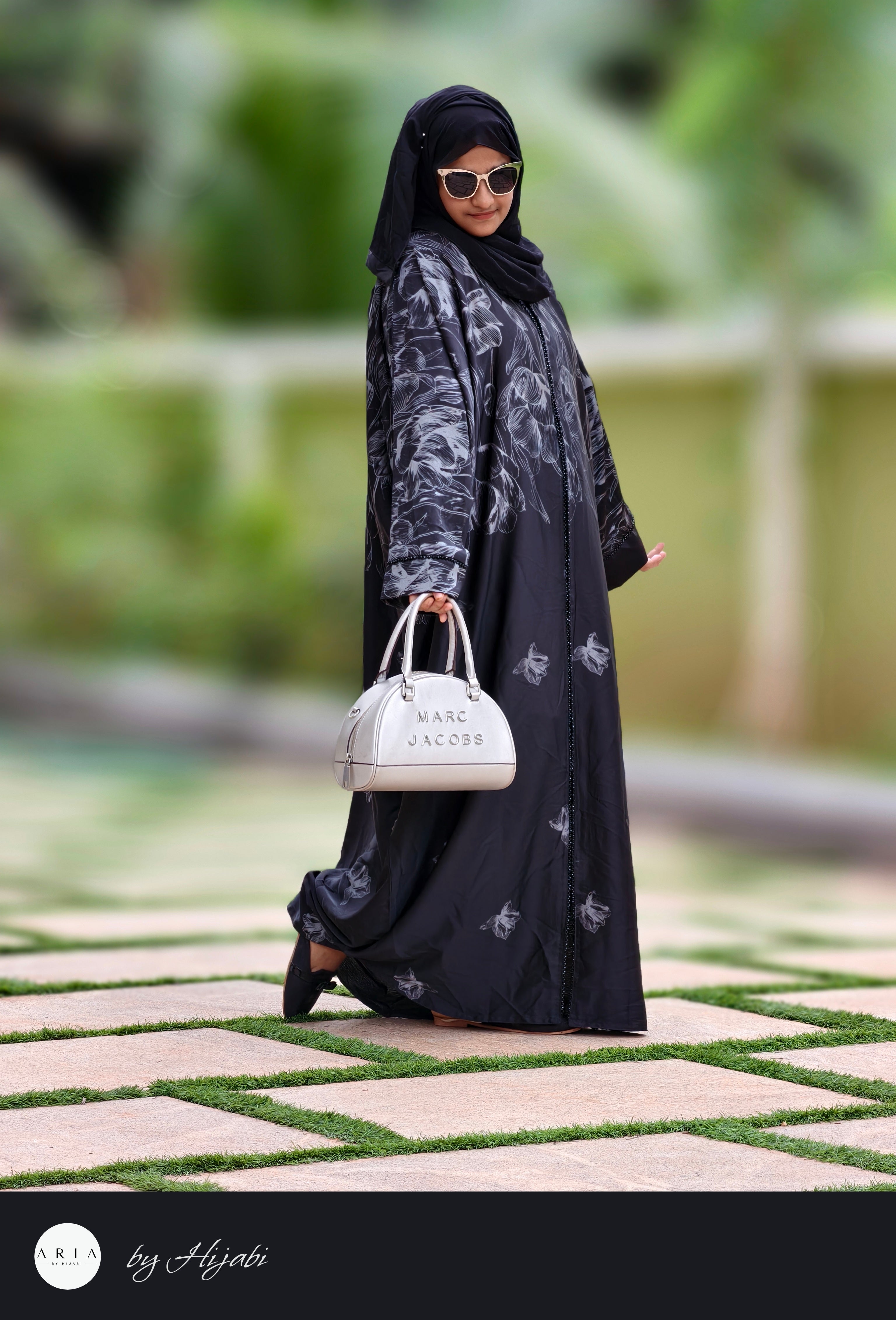 Premium Self Printed Designer Wear Abaya