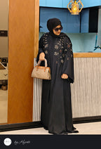 Designer Stone Work Abaya