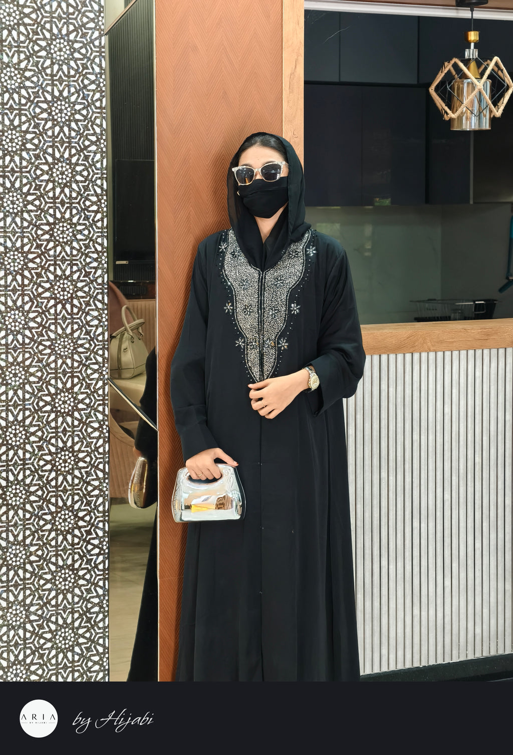 Stone Work Abaya – Elegance Crafted to Perfection