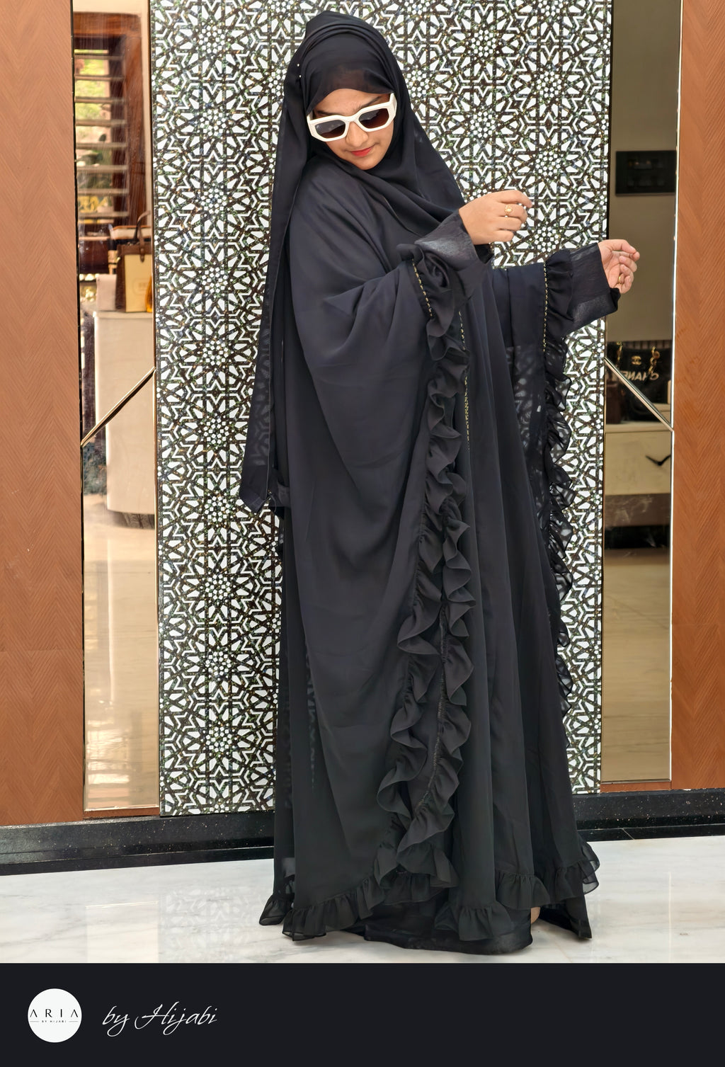 Bridal Designer Wear Flowy and graceful silhouette Abaya