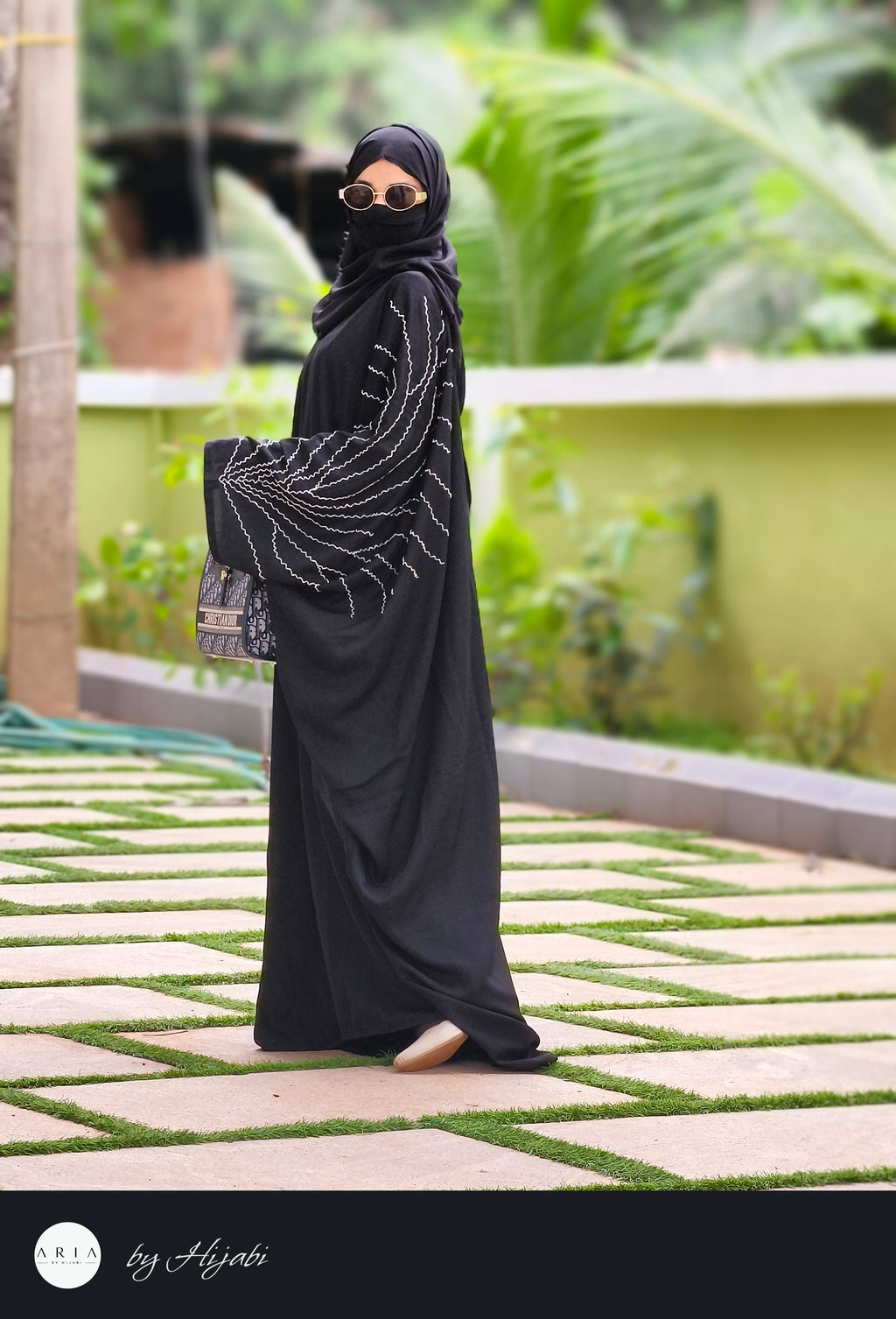 Designer Bridal Wear Stone Work Premium Abaya