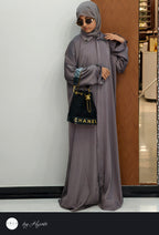 Simple Plain Elegant Collar Abaya
