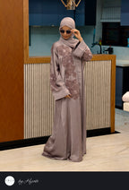 Designer Stone Work Abaya – A Statement of Modern Elegance