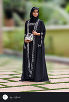Elegant Moroccan Designer Bridal Wear Stone Work Premium Abaya