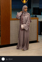 Designer Stone Work Abaya – A Statement of Modern Elegance