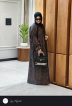 Self Printed Designer Pattern Abaya