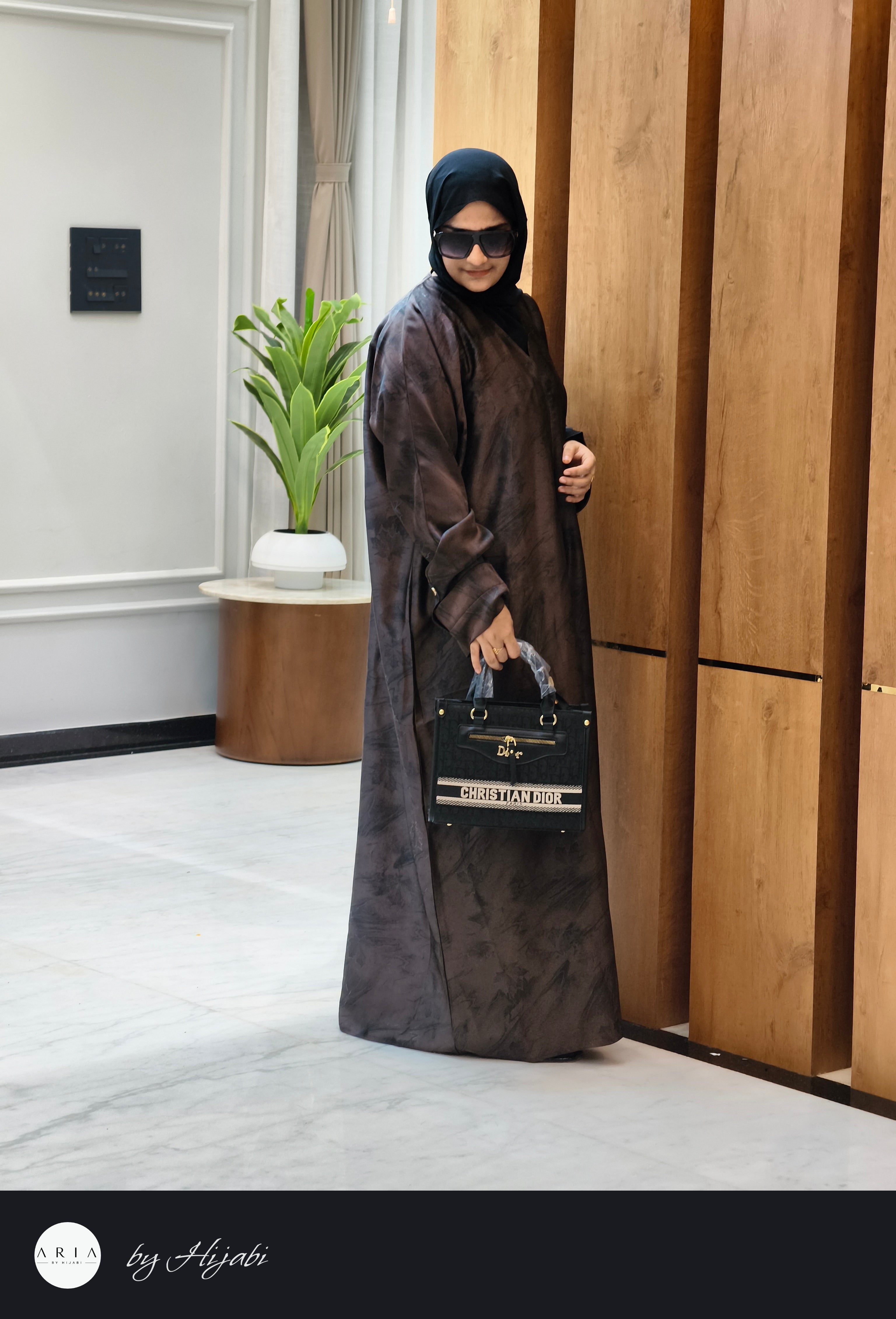 Self Printed Designer Pattern Abaya