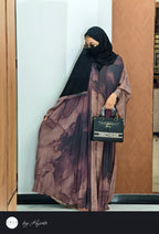 Luxury Dubai Floral Frill Abaya