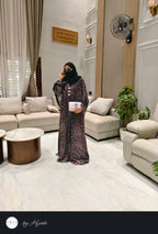Cheetah Print Umbrella Abaya
