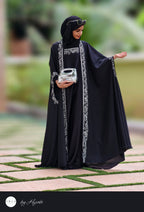 Elegant Moroccan Designer Bridal Wear Stone Work Premium Abaya