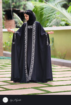 Elegant Moroccan Designer Bridal Wear Stone Work Premium Abaya