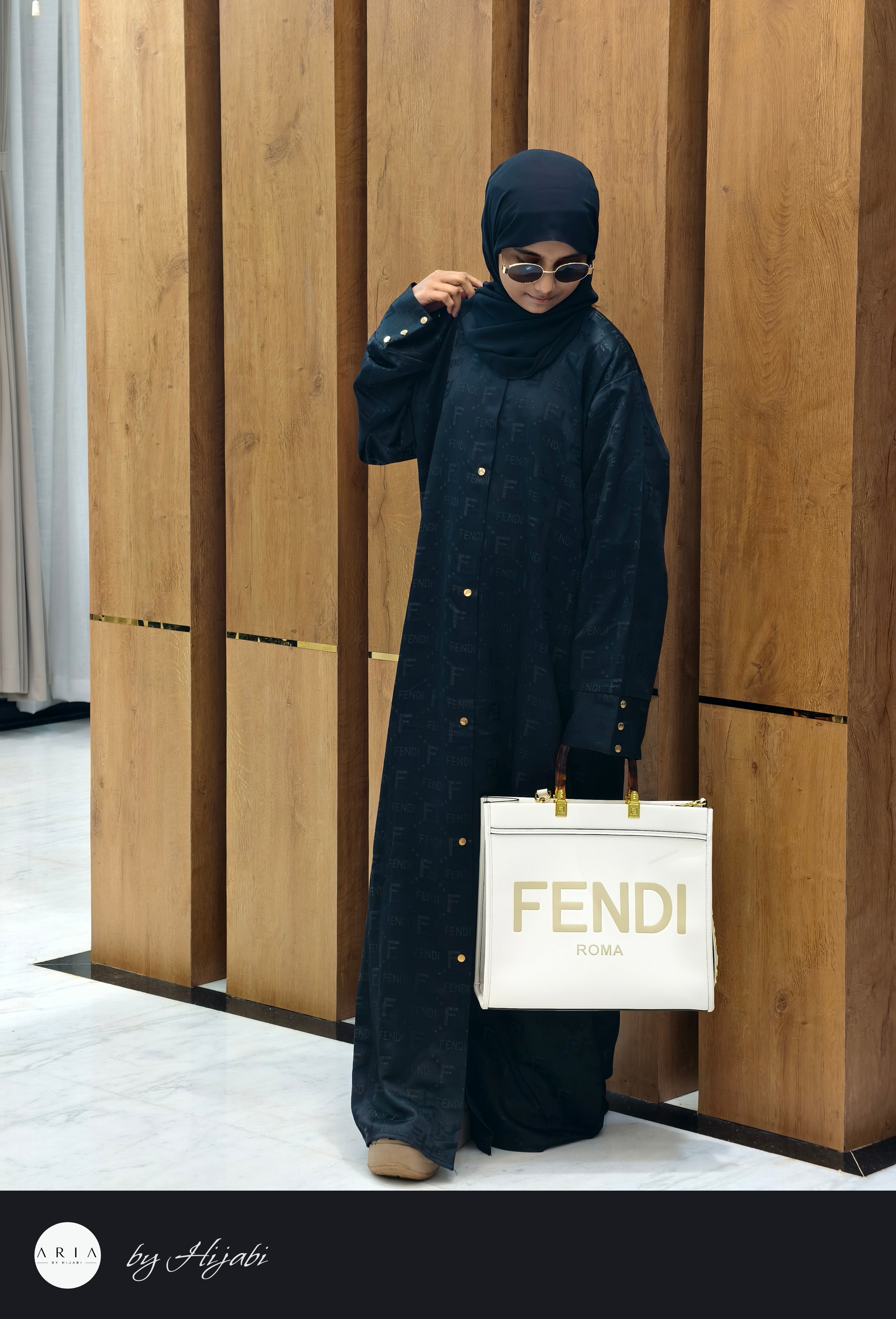 FENDI-Inspired Designer Abaya