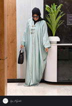Ocean Green Luxury Abaya