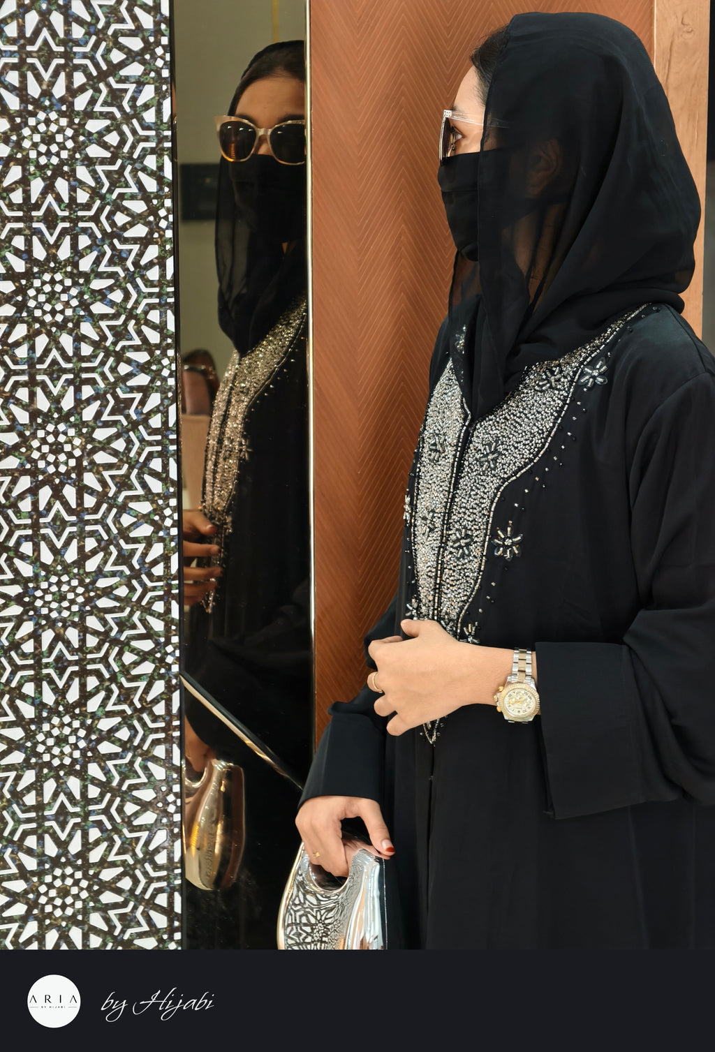 Stone Work Abaya – Elegance Crafted to Perfection
