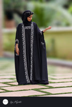 Elegant Moroccan Designer Bridal Wear Stone Work Premium Abaya
