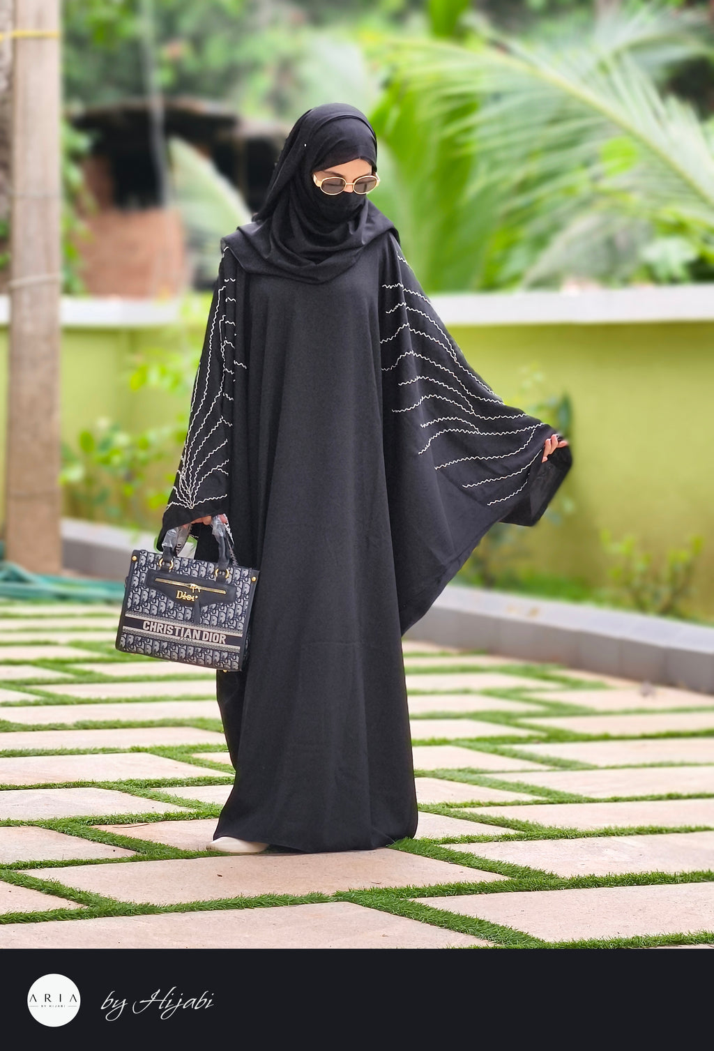 Designer Bridal Wear Stone Work Premium Abaya