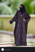 Elegant Self Printed Abaya – Understated Luxury with Timeless Grace