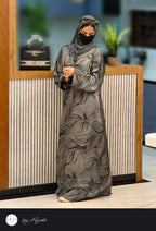 Designer Self Printed Abaya