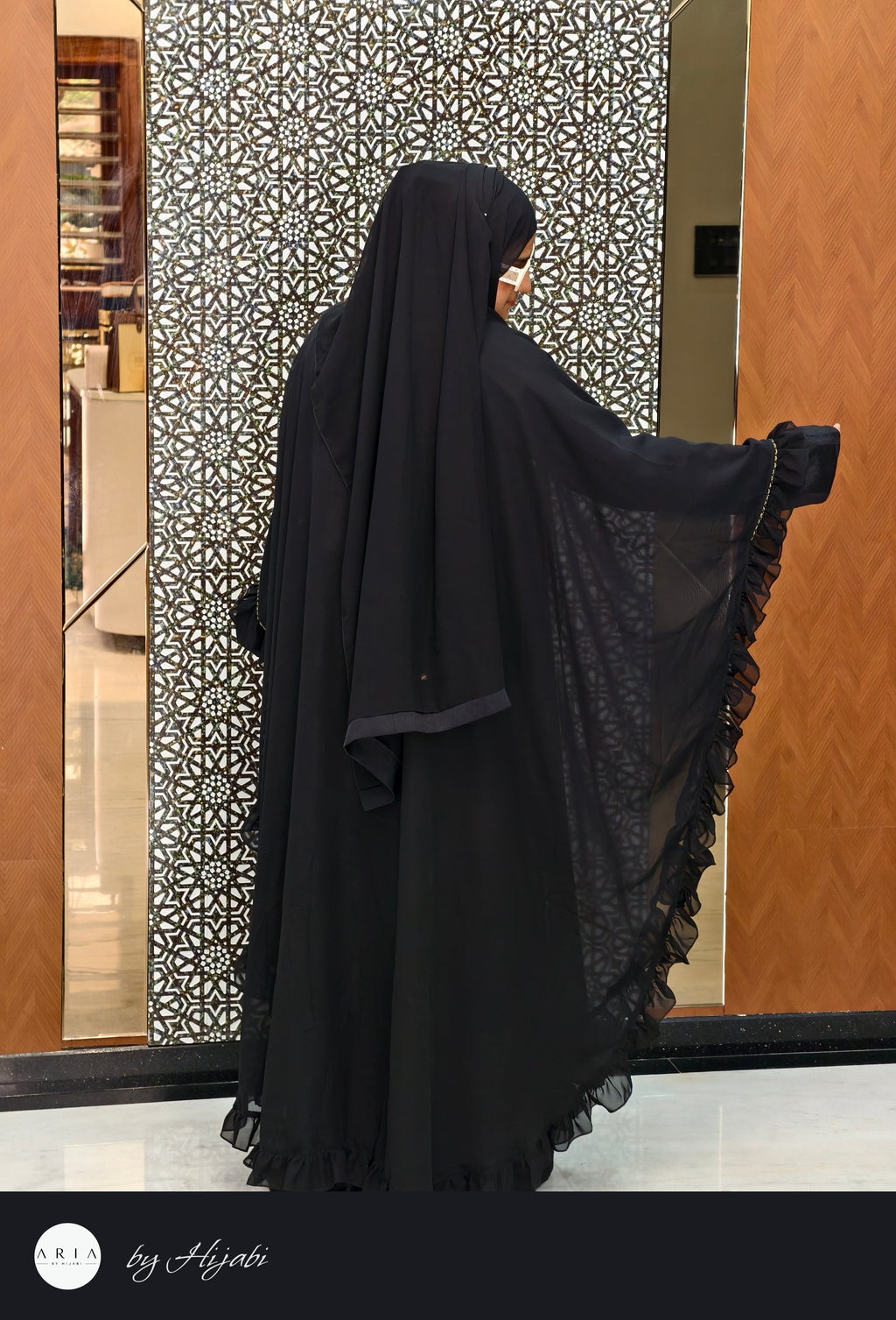 Bridal Designer Wear Flowy and graceful silhouette Abaya