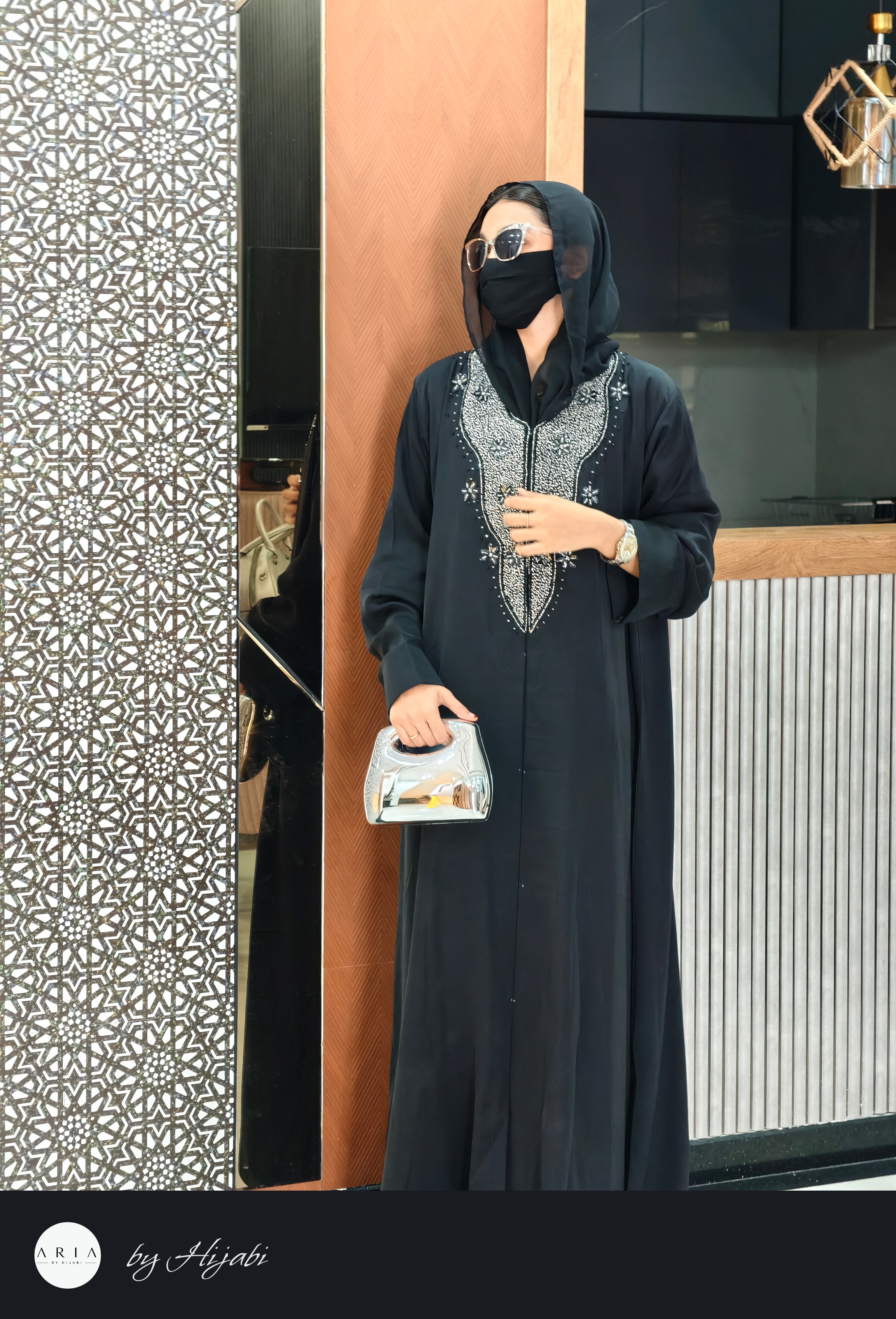 Stone Work Abaya – Elegance Crafted to Perfection