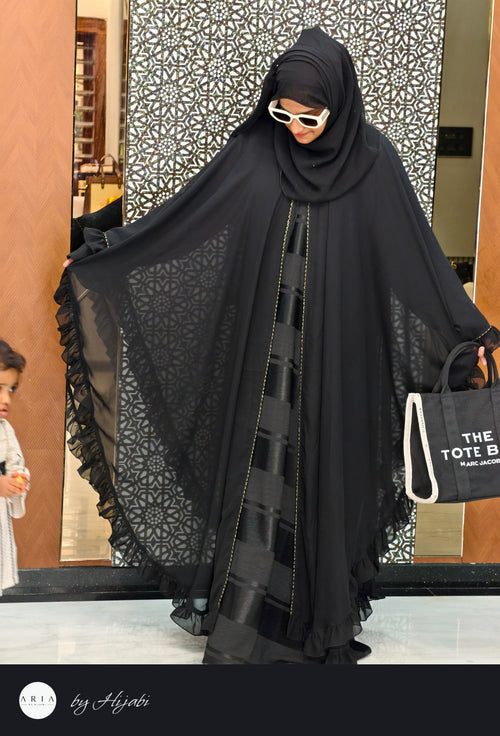 Bridal Designer Wear Flowy and graceful silhouette Abaya