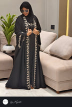 Moroccan Stone Work Designer Bridal Abaya