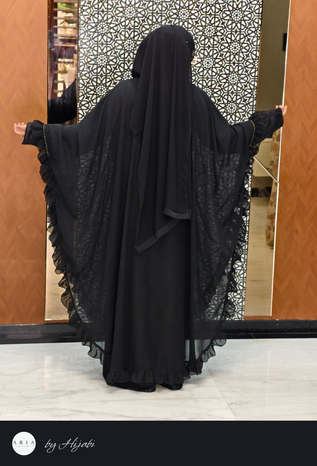 Bridal Designer Wear Flowy and graceful silhouette Abaya