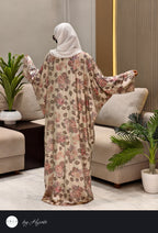 Elegant Floral Shimmer Designer silhouette Wear Abaya